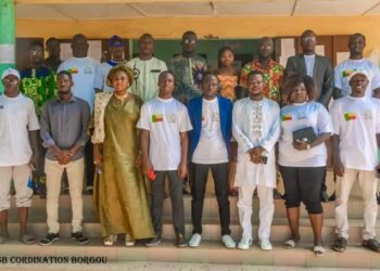 UPSB : Issa Hamadou installe la coordination Borgou-Alibori Kamirou Nanda Ousmane coordonnateur
